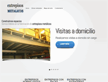 Tablet Screenshot of entrepisosdemetal.com.ar